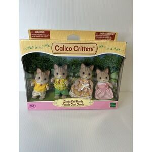 *RARE FIND* Calico Critters‎ Sandy Cat Family Set BRAND NEW Epoch CC1406